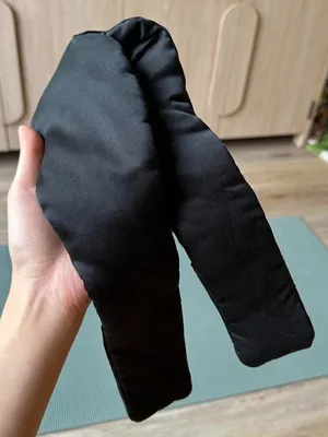 NUOJIA Black 100% mulberry silk sleep mask, similar to the $80 Drowsy sleep mask thumbnail 6