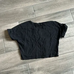 ASOS design black crop tshirt thumbnail 3