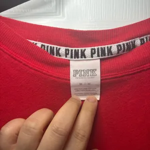 PINK - Victoria's Secret VS Pink Red Fair Isle Sequin Varsity Crew thumbnail 6