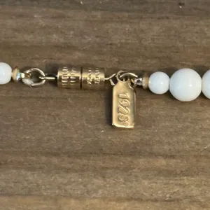 1928 Vintage Glass Bead Flower Y Necklace thumbnail 5