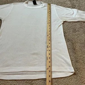 REI Co-op Womens White Long Sleeve Base Layer Top Crew Neck Size‎ M thumbnail 4
