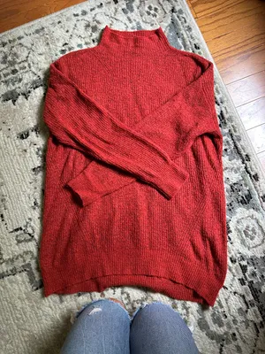 High Neck Oversized Sweater thumbnail 4