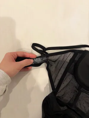 Black Corset Bodysuit Size XS thumbnail 3