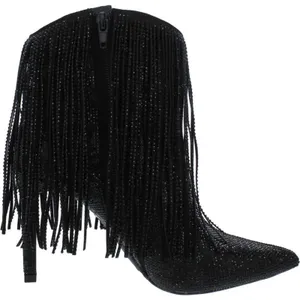 INC‎ Boots Size 8.5 Black Western Ankle Booties Pointed Toe Evening Shoes NEW thumbnail 2