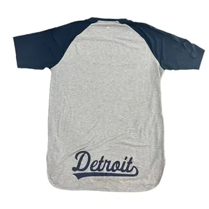 Detroit D Original Baseball Tee Size Large Gray thumbnail 6