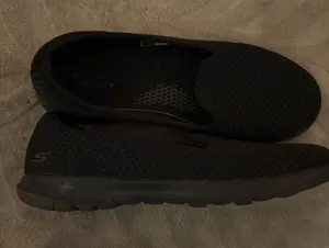 Women’s Black Casual Knit Slip-on Skechers 8 thumbnail 1