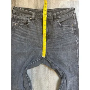 American Eagle Mom Jean Black 4 Short Stretchy Streetwear thumbnail 10