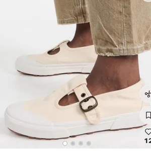 Vans Cream Canvas Shoes thumbnail 2