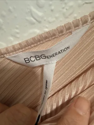 BCBGeneration *flawed* Sleeveless V-Neck Maxi Dress in Blush Pink Size Large thumbnail 5