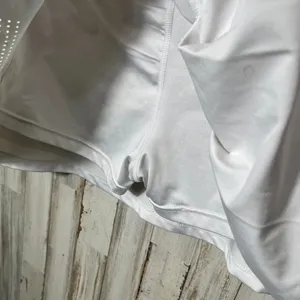 Zyia White Active Tennis‎ Pleated Chill Clubhouse Skort Womens Size Large thumbnail 4