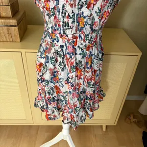ANTHROPOLOGIE Floral Slocked Mini Dress Size Parge Petite‎ thumbnail 5