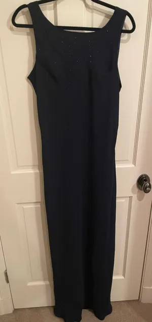 Navy Gown Blue Size 18 thumbnail 1