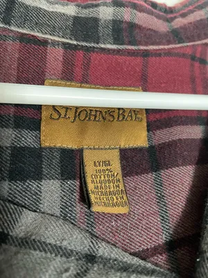 St John’s Bay Flannel Men’s Large Tall thumbnail 3