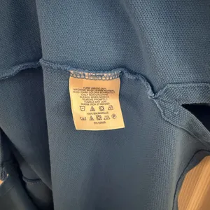 Lands' End Blue Cotton Polo Shirt Large thumbnail 4