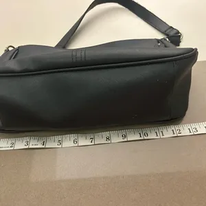 Nicole by Nicole Miller black and Gold Chain Shoulder Bag—Nice Clean Purse thumbnail 7