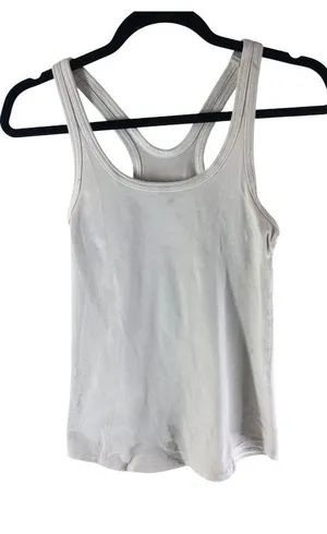 Lululemon Racerback Tank Top Athletic White 4? thumbnail 1