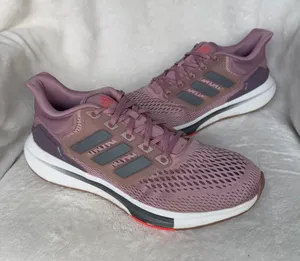 Adidas Women'S Eq21 Running Shoes Mauve Iron Legacy Purple Size 11 thumbnail 1