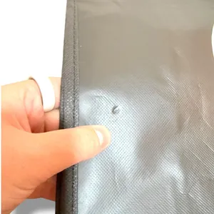 Lululemon Made To Feel Reusable Tote Bag Black White Large Shopper Gym thumbnail 5