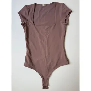 Free People Bodysuit Top Small Mauve Pink Luxury Capsule Parisian Coquette thumbnail 2