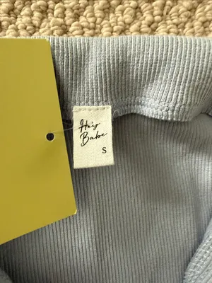 Hey Babe from Yellow the Label YLLW Size Small Pale Blue Collared Mini Dress NWT thumbnail 5