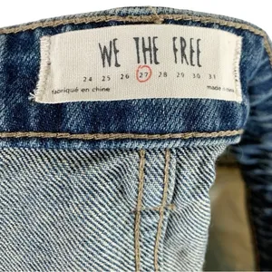 Free People We The Free High Waist Jean Skirt Size 27 thumbnail 10