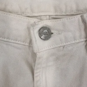 Polo Ralph Lauren Women's Mid-Rise Cropped Kelly Jean Off White Size 8 wide leg thumbnail 6