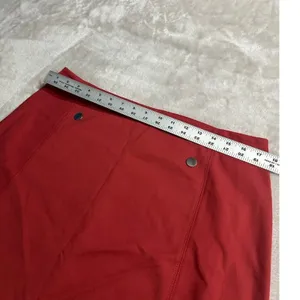 7th Avenue Design Studio NY&Co. Mini Skirt Women's 12 Terracotta Button A-Line thumbnail 6