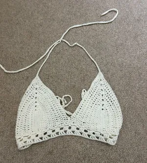BoHo Top White Size XS thumbnail 1