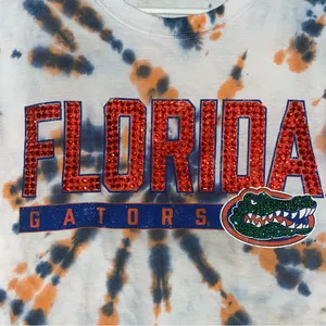 Rhinestone & Tie Dye Florida Gators Longsleeve thumbnail 2