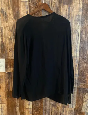 Val Designs Women's Sheer Blouse Long Sleeve Size xl thumbnail 4