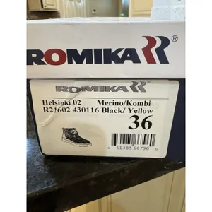 New $115 ROMIKA Helsinki 02 Fleece Lined Waterproof Sneaker Boot Women Size 5.5‎ thumbnail 4