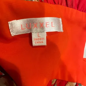 Luxxel 2 Piece Maxi Dress Rustic Charm: Red Floral Maxi Dress thumbnail 4