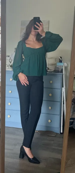 Abercrombie Sweetheart Blouse - Green thumbnail 1