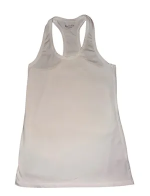 Athleta White Racerback Active Tank Top Women Small Yoga Running Gym Workout thumbnail 1
