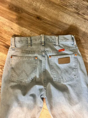 Vintage Wrangler jeans, light wash thumbnail 3