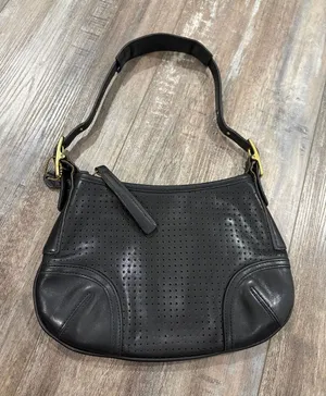 COACH VINTAGE 2000-Perforated leather mini hobo bag-Serial number J0D-9217 thumbnail 1