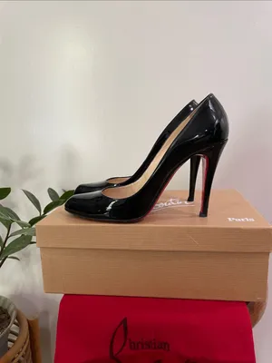 Christian Louboutin Decollete 868 100 Patent Calf Heels Shoes Size 38.5 thumbnail 5