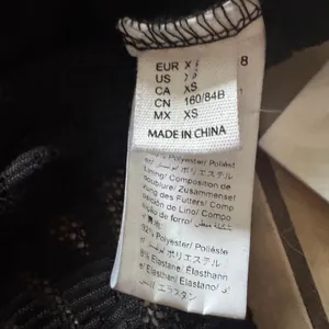 NWT Black Sheer Lace Mock Neck Bodysuit XS‎ thumbnail 8