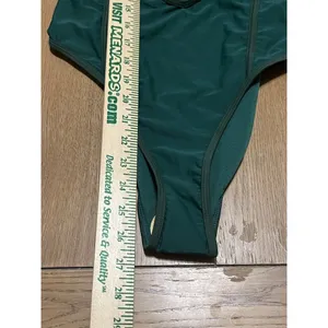 Shekini One‎ Piece Swimsuit Size Medium Zip Up Chest NWT Beach Travel Vacation thumbnail 5