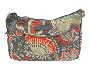 Vera Bradley Nomadic Floral Quilted Crossbody Bag Retired Pattern Zipper Purse thumbnail 1