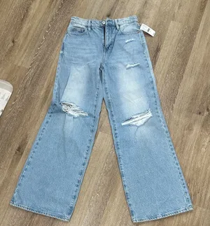 NWT Zoe baggy mid rise baggy wide leg pacsun jeans thumbnail 1