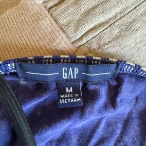 GAP Navy and White Dot Empire-Waist Midi Dress thumbnail 5