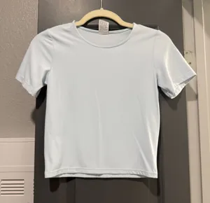Light Blue All in Motion Exercise Top thumbnail 1