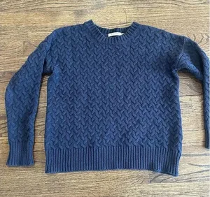 Anthropologie Frnch Paris Chunky Knit Pullover Crewneck Sweater Small 2863 thumbnail 1