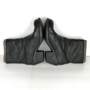 Luxury Rebel Beck Military Boots Women 38.5 8.5US Black Leather Moto Sleaze Rock thumbnail 10