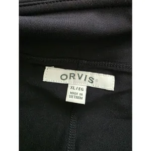 Orvis Travel Skort Skirt Size XL Black Built In Shorts Pickleball Tennis Hiking thumbnail 5
