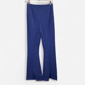 Free People Y2K Indie Flare Slit Pants Blue Violet Size XS thumbnail 2