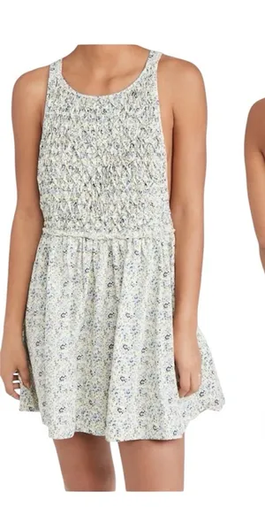 Free People Women's Petunia Mini Dress Tea Combo Floral NWT Size L thumbnail 1