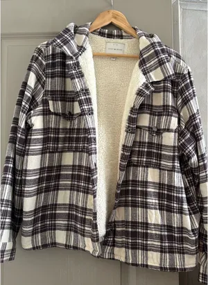 Lucky Brand Sherpa Lined Jacket Plaid thumbnail 1