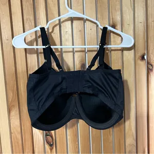 Elomi Bijou Flirt Underwire Banded Molded Cage Bra Black Size 34K thumbnail 5